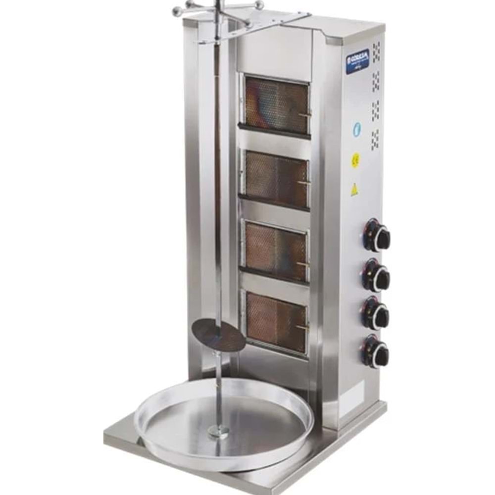 GÖRKEM DÖNER OCAĞI 4 GÖZLÜ LPG LI
