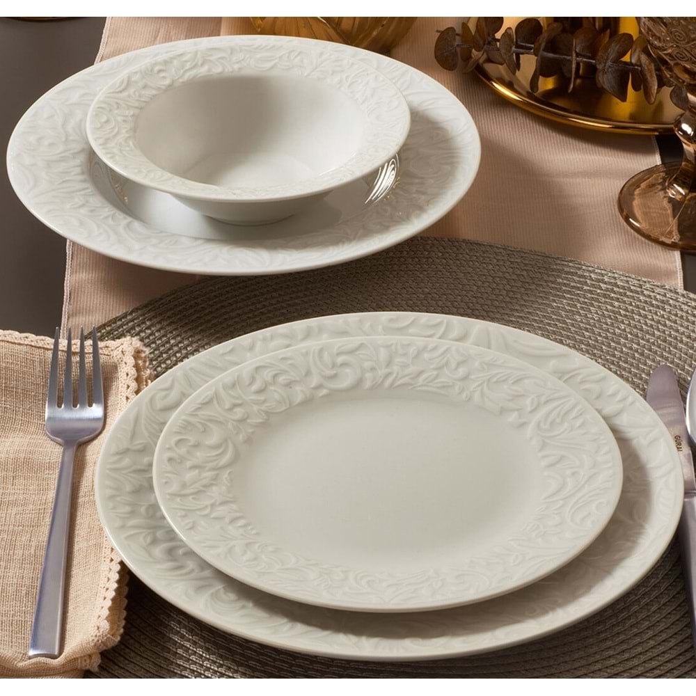 GÜRAL PORSELEN 24 PARÇA YEMEK TAKIMI