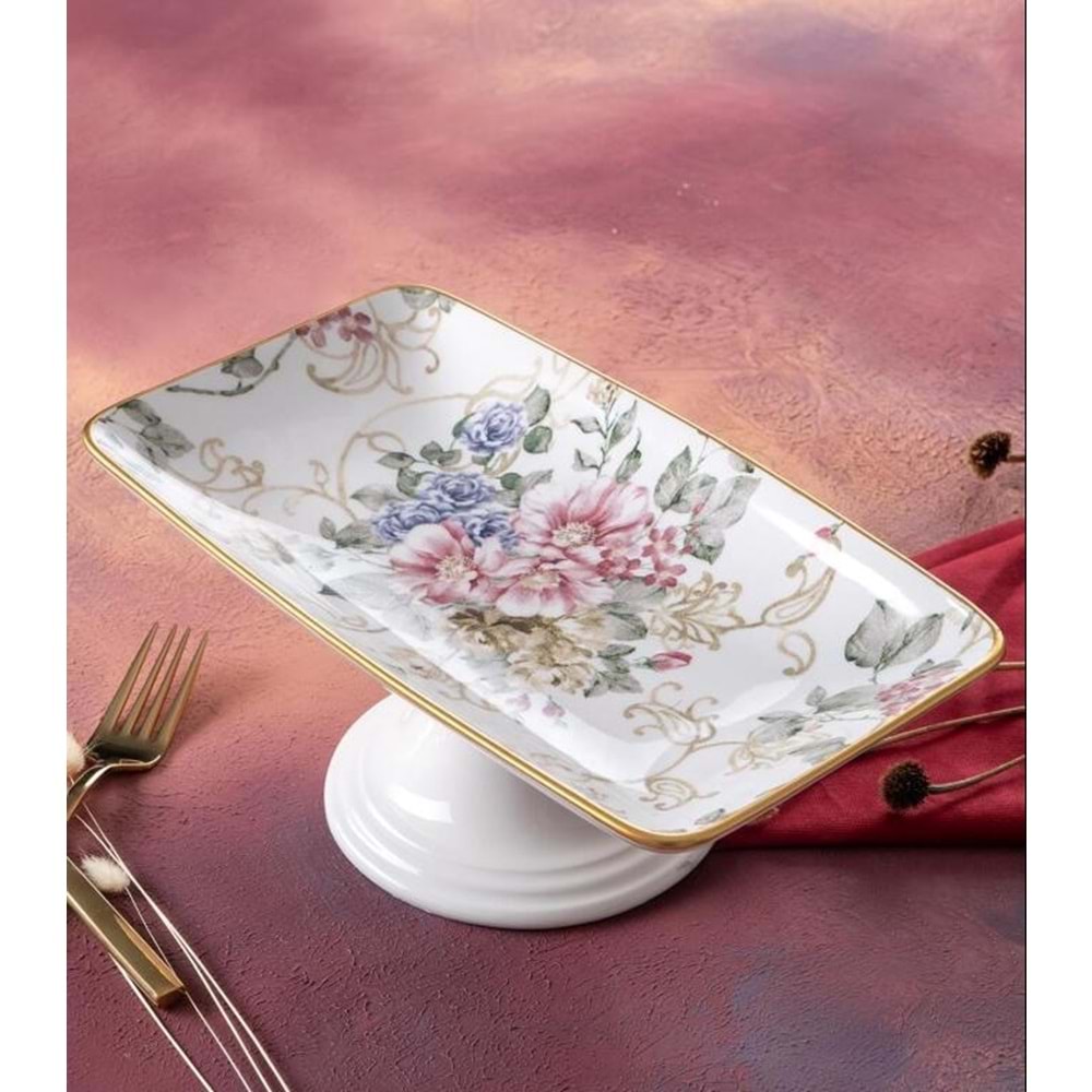 ROSA AYAKLI ÇİKOLATA TABAĞI