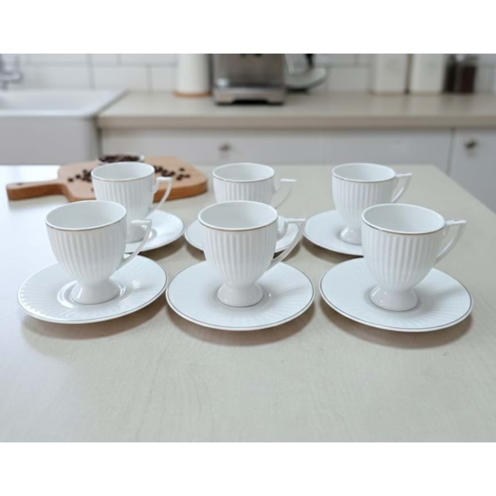 PORSELEN 12 PRÇ KAHVE TAKIMI KOD:9022