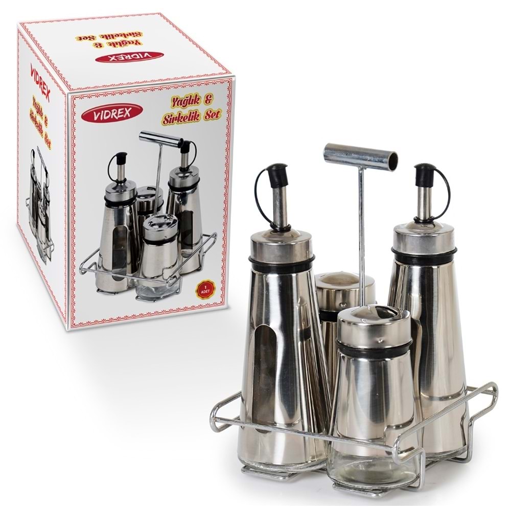 İPEK NK2828 STANDLI TUZLUK BİBERLİK YAĞLIK SİRKELİK