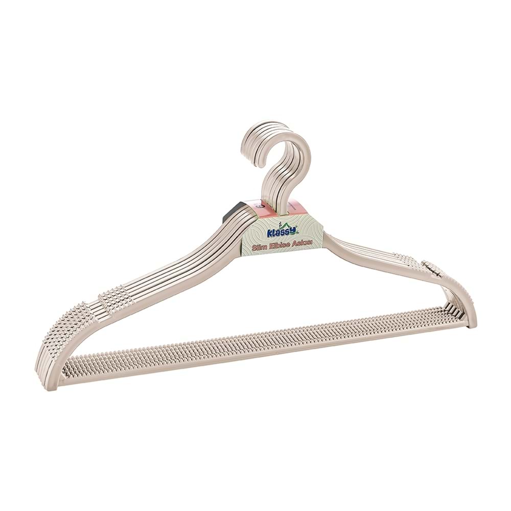 SLIM ELBİSE ASKISI 6LI