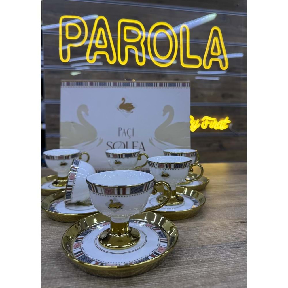 PAÇİ-SOLEA 6LI KAHVE FİNCANI 102341