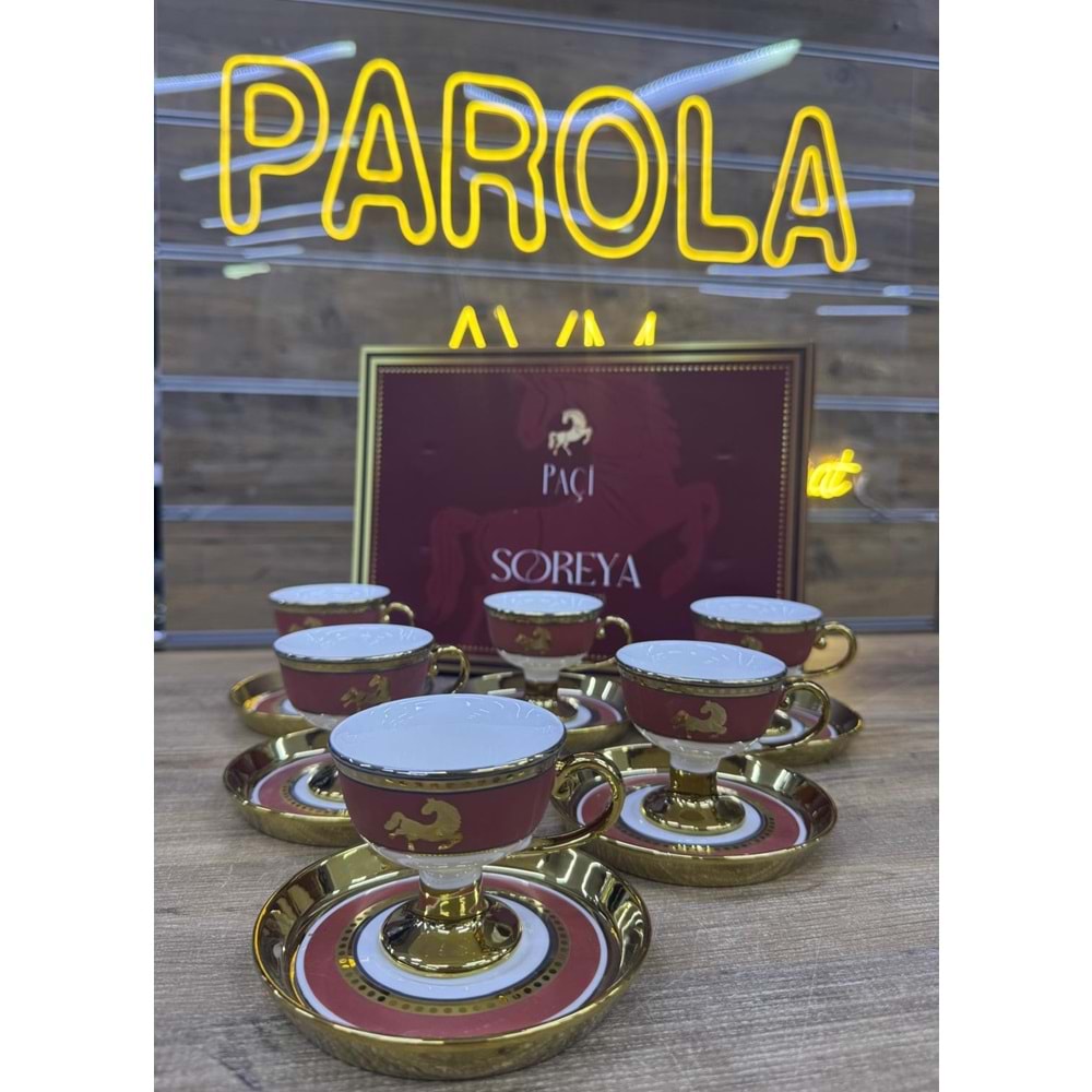 PAÇİ-SOREYA 6LI KAHVE FİNCANI 102345