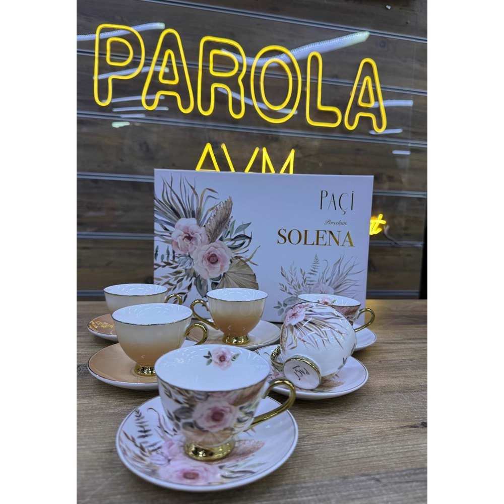 PAÇİ-SOLENA 6LI KAHVE FİNCANI 102332