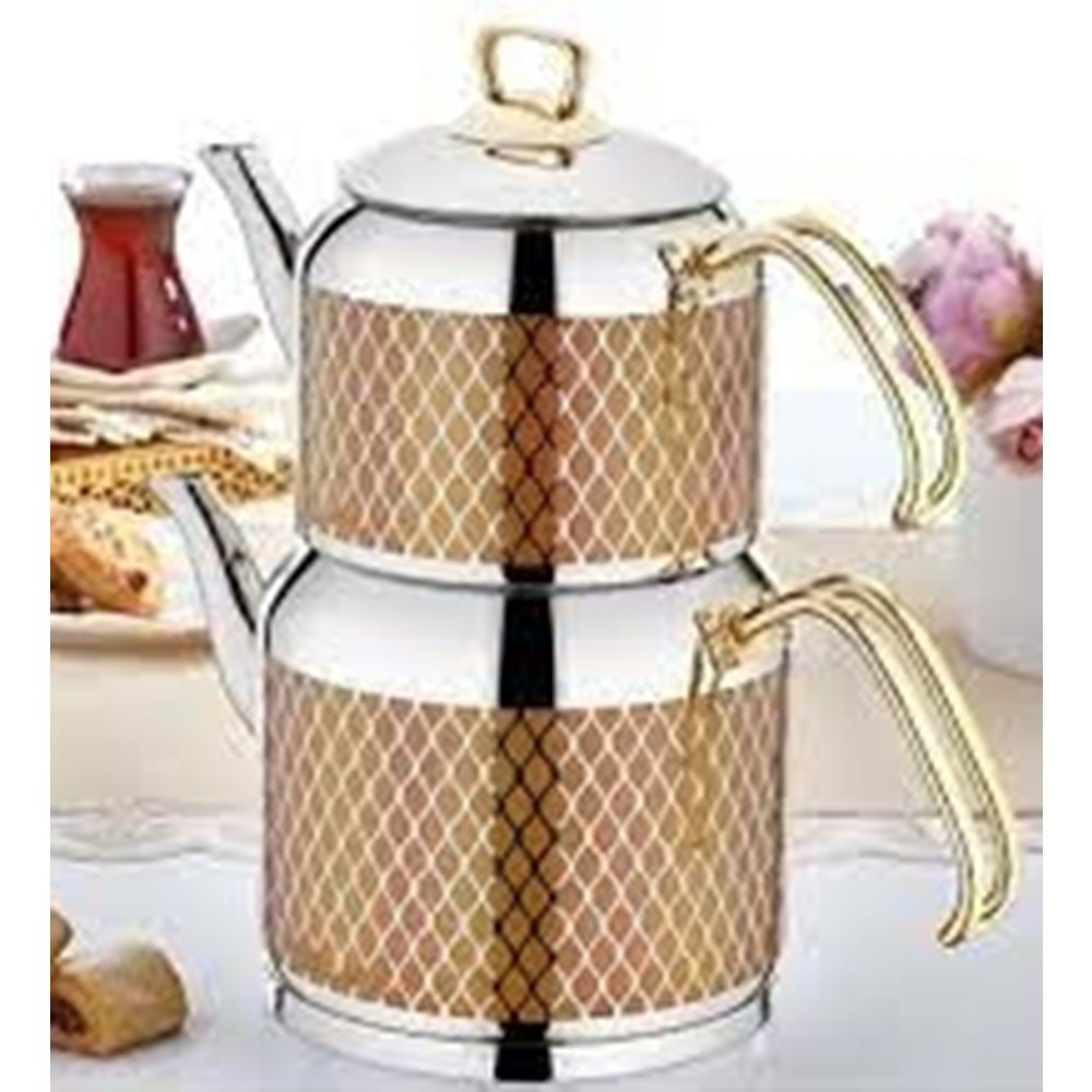 SILA NO.3 HÜMA GOLD DEKORLU ÇAYDANLIK