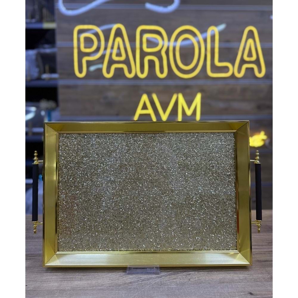 CHİCS TEPSİ GOLD SİMLİ