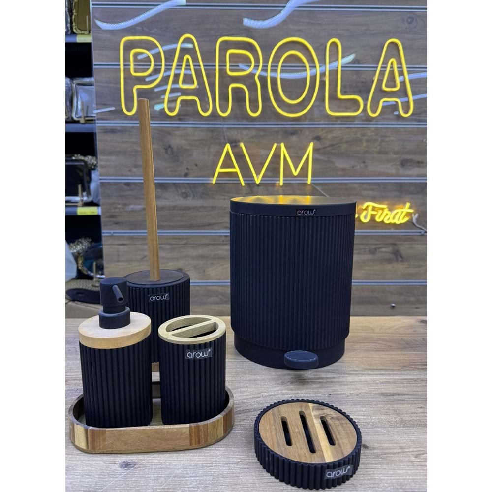 AROW CAMELLIA AKRİLİK 6 PRÇ SİYAH