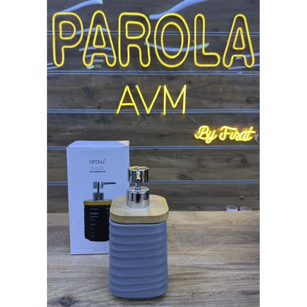 AROW RULED SIVI SABUNLUK GRİ