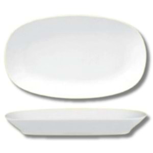 ENT OTEL 24 CM.KAYIK TABAK DEKORSUZ