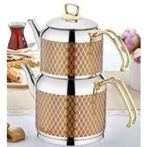 SILA NO.3 HÜMA GOLD DEKORLU ÇAYDANLIK