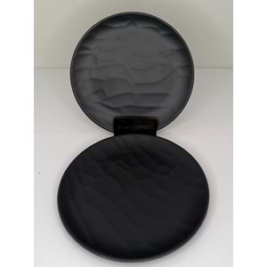 Rölyefli Servis Tabak Yuvarlak 17 cm