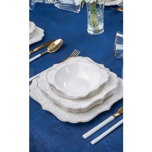 JASPER PORSELEN 24 PRÇ.YEMEK TAKIMI