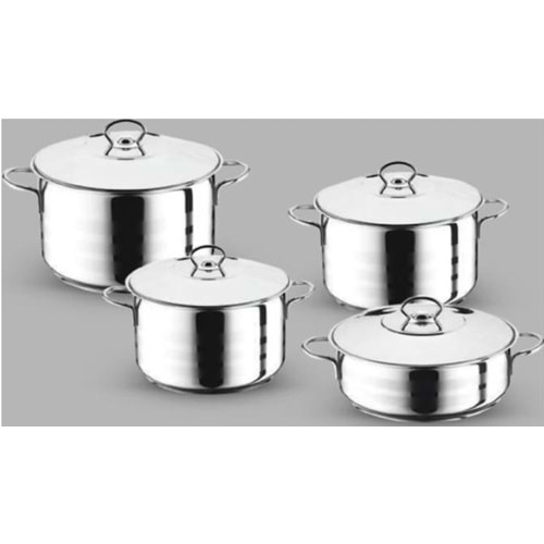 SILA BOĞAZ İÇİ 8 PARÇA ÇELİK SET