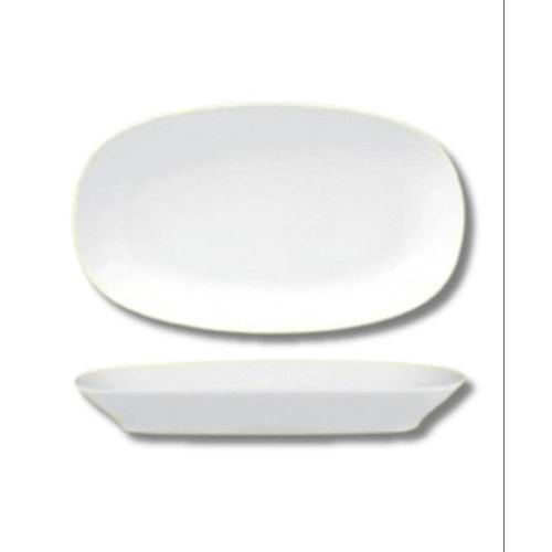 ENT OTEL 24 CM.KAYIK TABAK DEKORSUZ