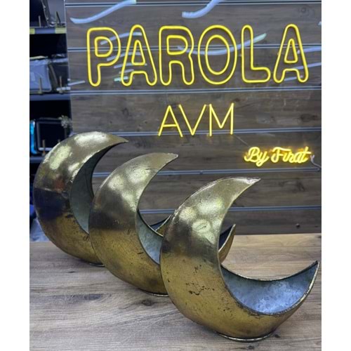 3LÜ METAL VAZO K:12