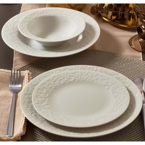 GÜRAL PORSELEN 24 PARÇA YEMEK TAKIMI