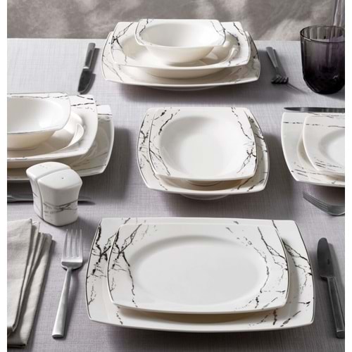 Caroline 54 Parça 12 Kişilik Yemek Takımı 66851