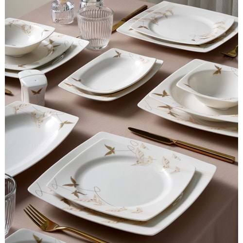 Caroline 54 Parça 12 Kişilik Yemek Takımı 6713