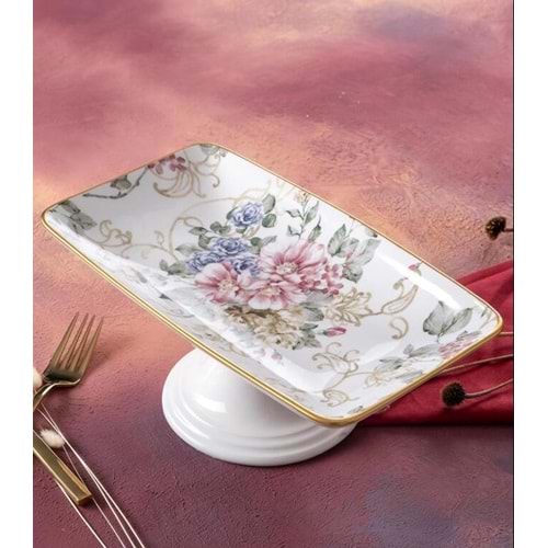 ROSA AYAKLI ÇİKOLATA TABAĞI