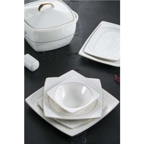 YASMINA 60 PRÇ.BONE CHINA YEMEK TAKIMI
