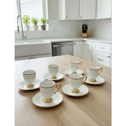 PORSELEN 12 PRÇ KAHVE TAKIMI KOD:9027