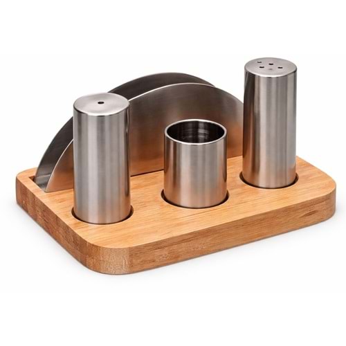 DÖRTLÜ PEÇETELİKLİ TUZLUK TAKIMI