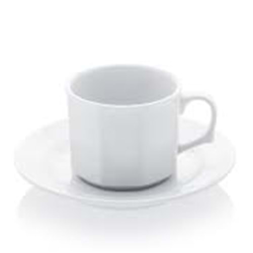 KOSELI OTEL KAHVE FINCANI TB.LI DEKORSUZ