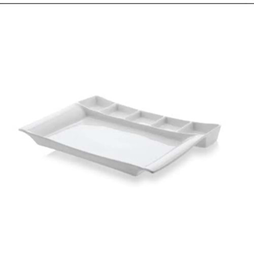 MILANO 32X23 CM. 4 BOLMELI SERVIS TABAGI DEKORS