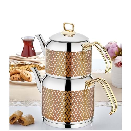 ÖZLİFE HÜMA ORTA BOY DEKORLU ÇAYDANLIK