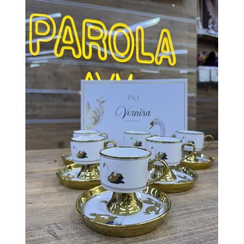 PAÇİ-VERNİSA 6LI KAHVE FİNCANI 102288