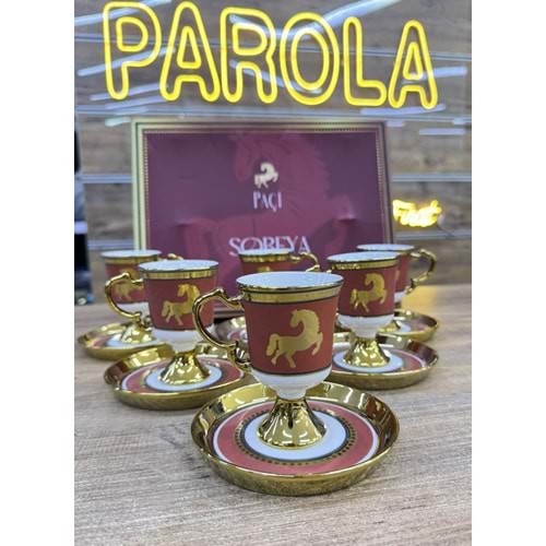 PAÇİ-SOREYA 6LI KAHVE FİNCANI