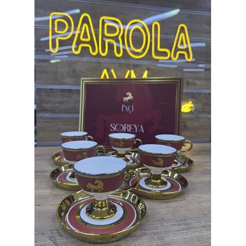 PAÇİ-SOREYA 6LI KAHVE FİNCANI 102345