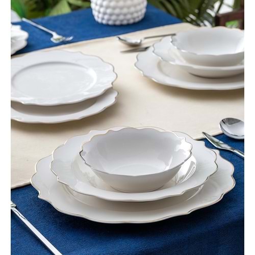 KARMEN 24 PRÇ GOLD PORSELEN YEMEK TK