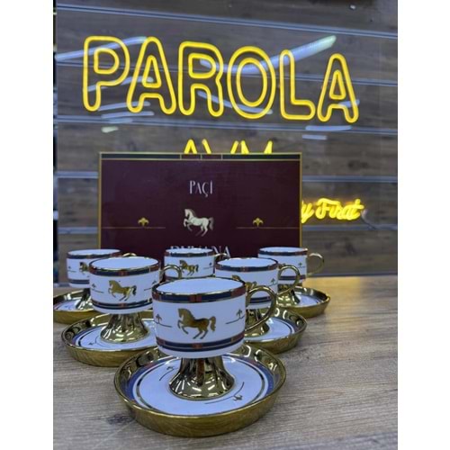 PAÇİ-RUVANA 6LI KAHVE FİNCANI 102291