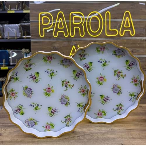 0163 ROYAL CHARME-SARİSSA 2Lİ DEKORATİF