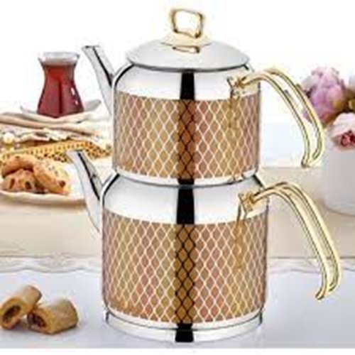 SILA NO.3 HÜMA GOLD DEKORLU ÇAYDANLIK