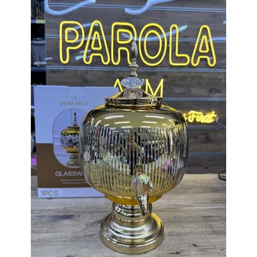 PORGOLD GOLD CAM ŞERBETLİK ÇİZGİLİ