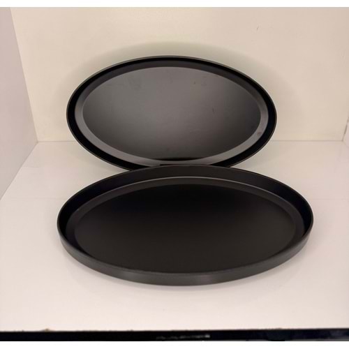 PORELİN GRAVİTY SERİSİ OVAL KAYIK (34CM) SİYAH