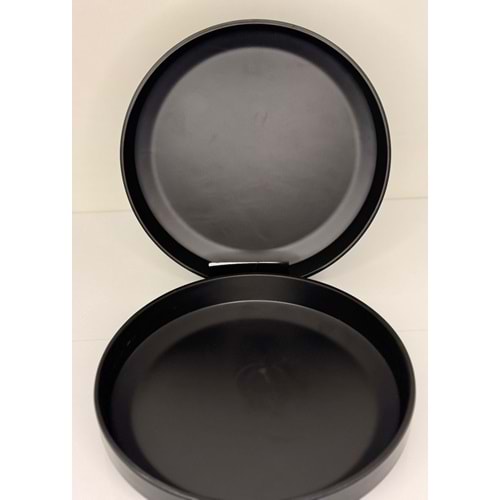 PORELİN GRAVİTY SERİSİ YUVARLAK YEMEK (19CM) SİYAH