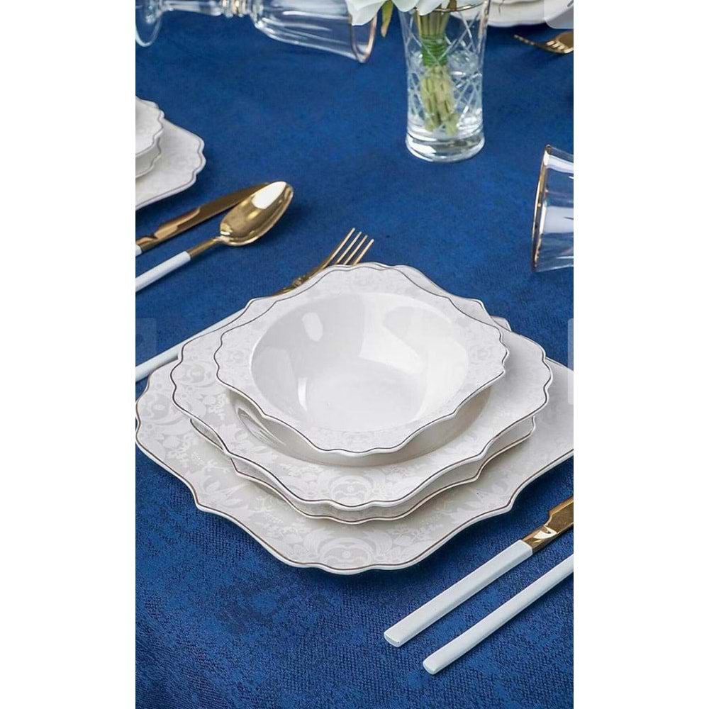 JASPER PORSELEN 24 PRÇ.YEMEK TAKIMI