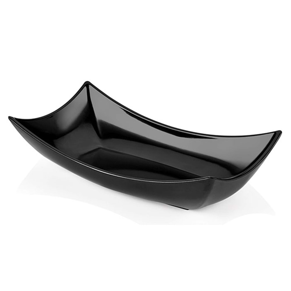 ATLAS 15X28 MELAMİN TESHİR KAYIK TABAK SİYAH