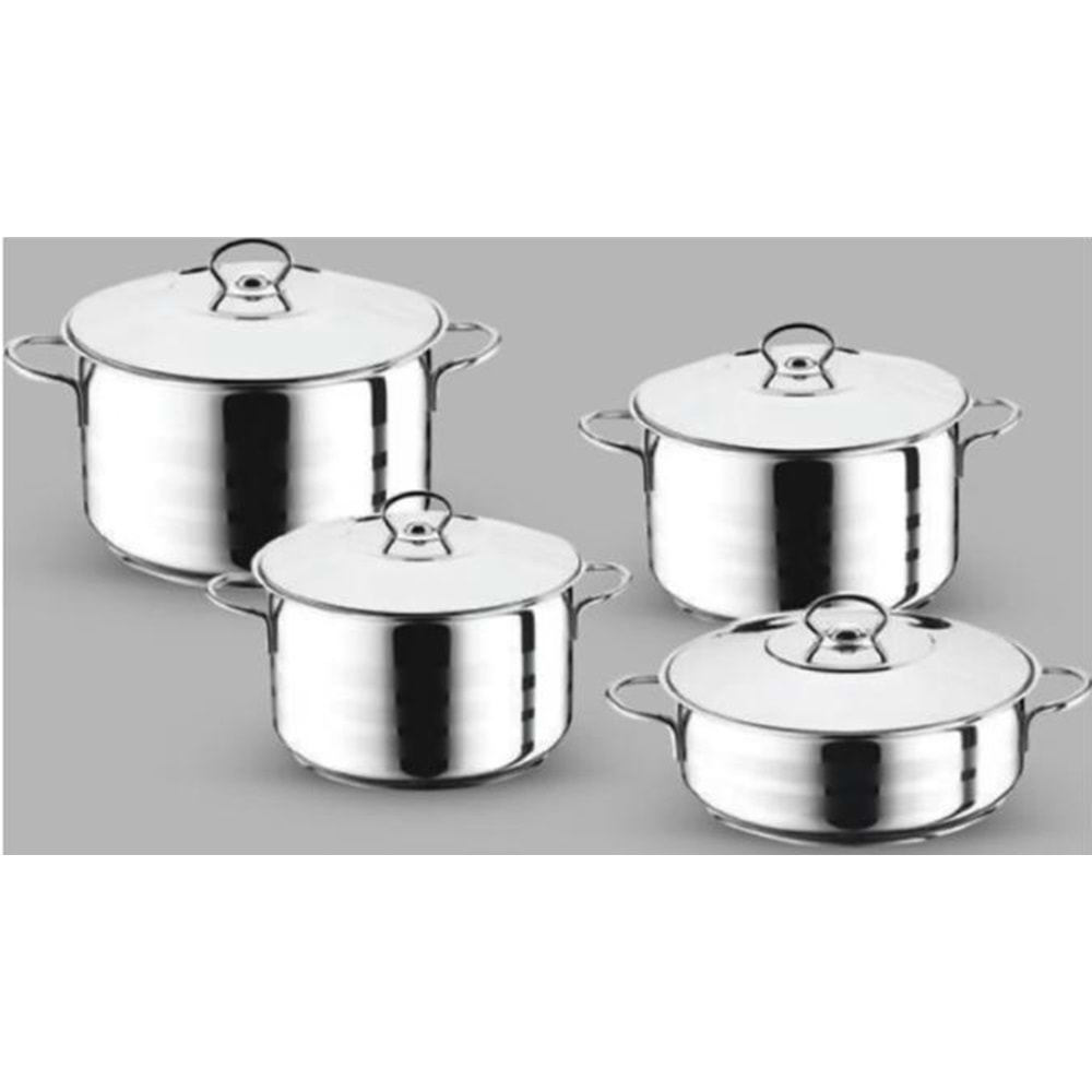 SILA BOĞAZ İÇİ 8 PARÇA ÇELİK SET