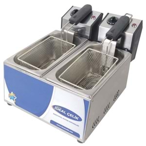 ELEKTİRİKLİ FRİTÖZ 3+3 LİTRE