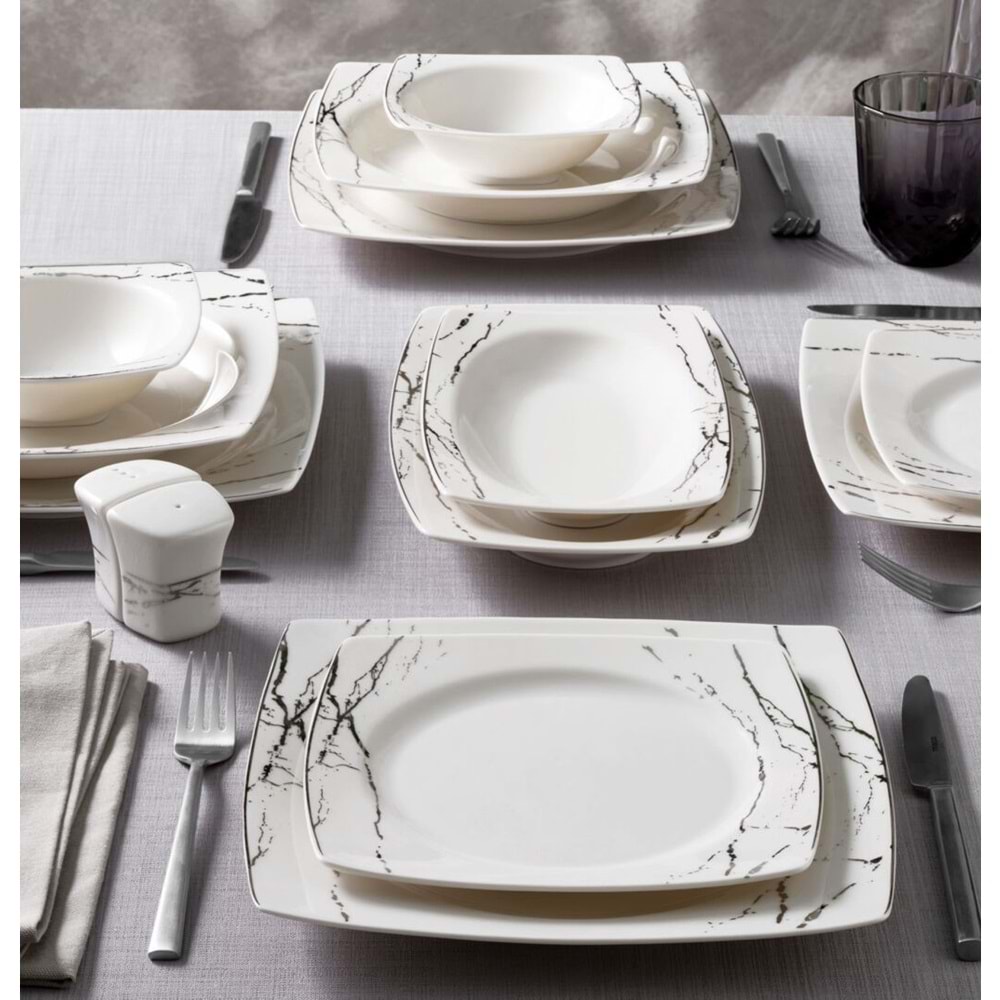 Caroline 54 Parça 12 Kişilik Yemek Takımı 66851