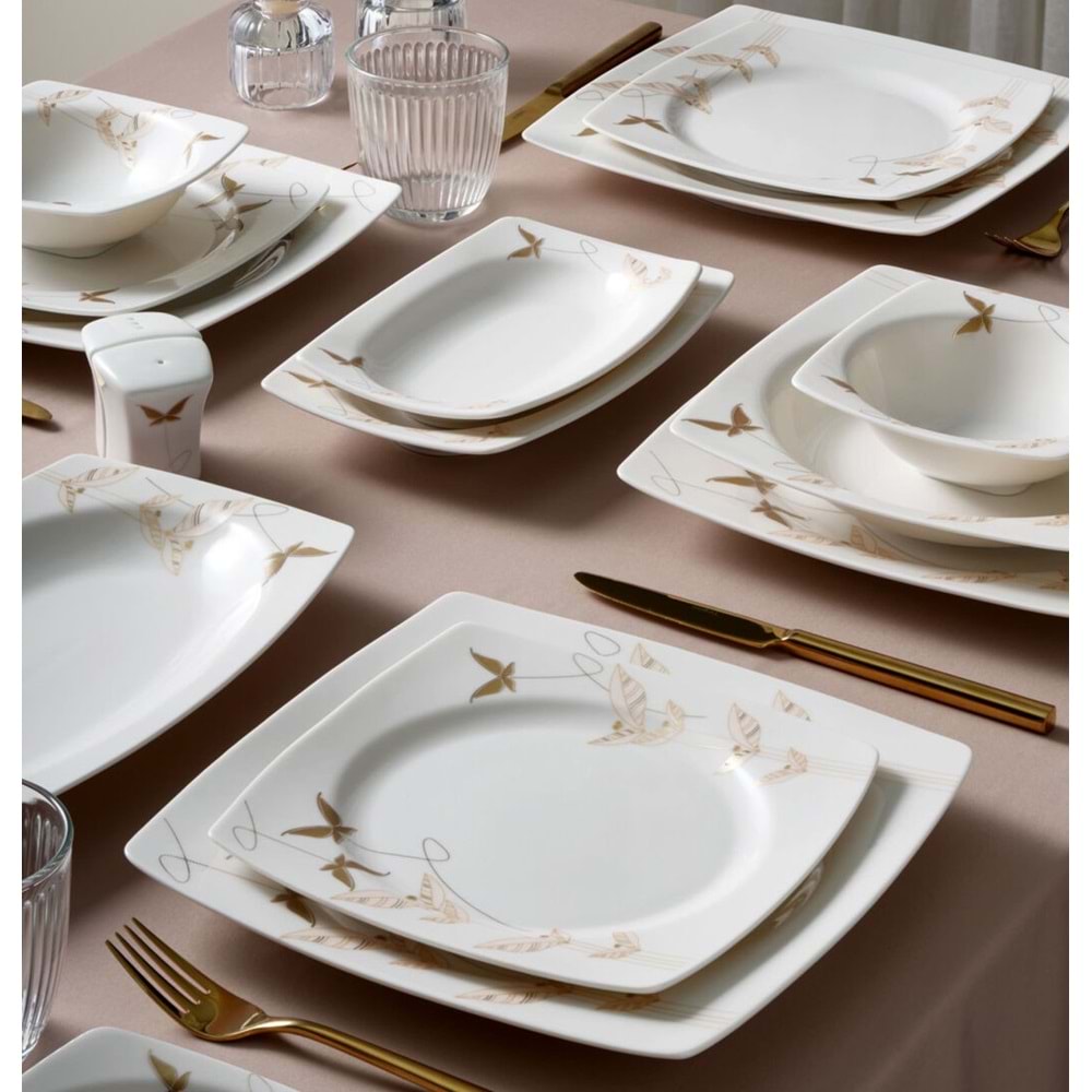 Caroline 54 Parça 12 Kişilik Yemek Takımı 6713