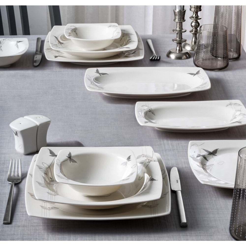 Caroline 54 Parça 12 Kişilik Yemek Takımı 67131