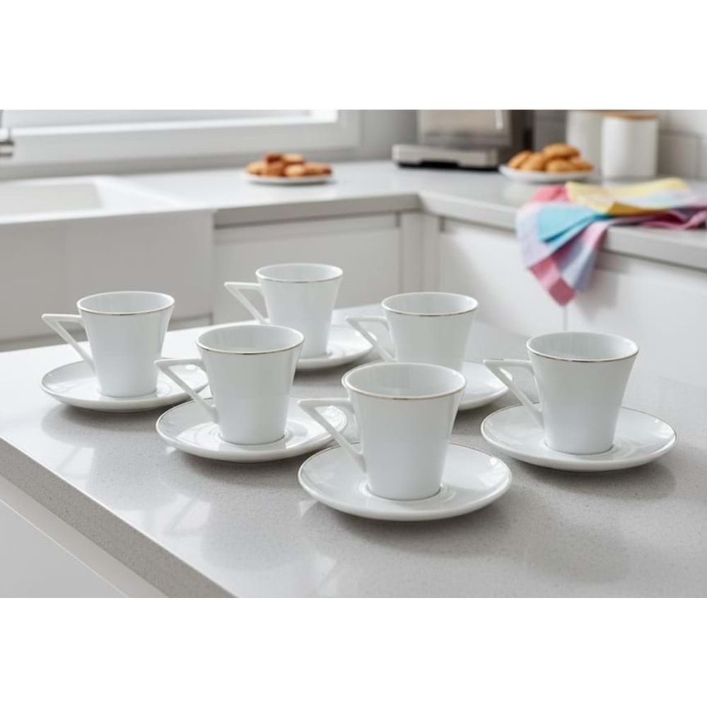 PORSELEN 12 PRÇ KAHVE TAKIMI KOD:9019