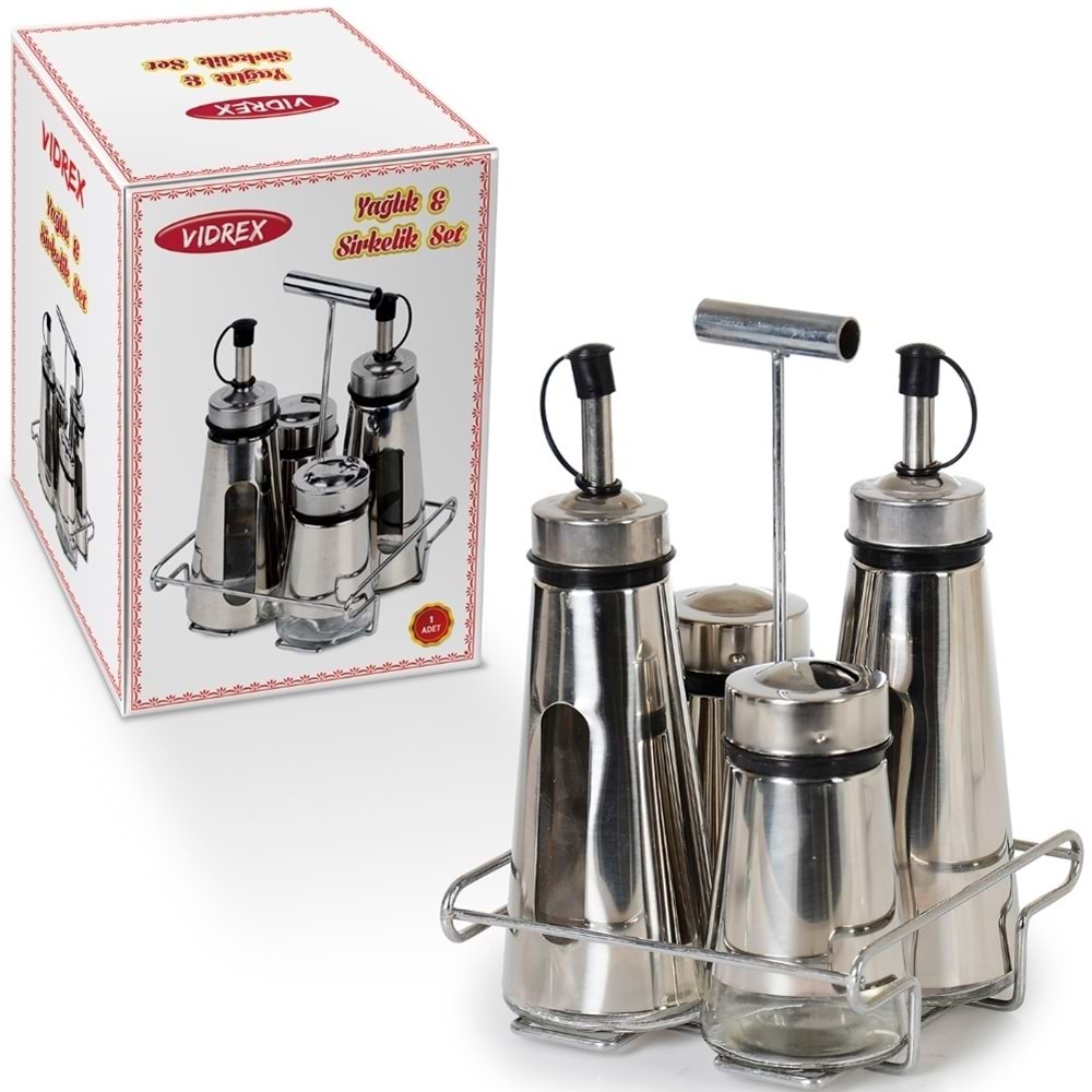 İPEK NK2828 STANDLI TUZLUK BİBERLİK YAĞLIK SİRKELİK