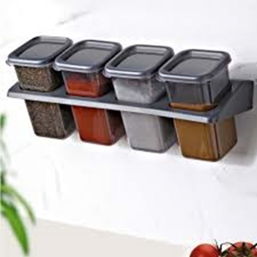 KAŞIKLI BAHARATLIK 4'LÜ STANDLI